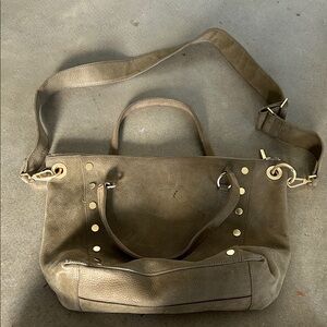 Hammitt Stylish Olive Tan Shoulder Bag